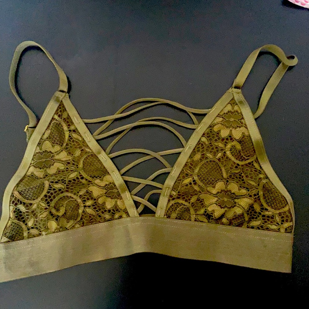 Green bralette